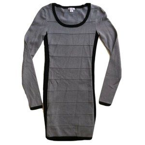 Xhilaration XS Grey Sweater Mini Dress